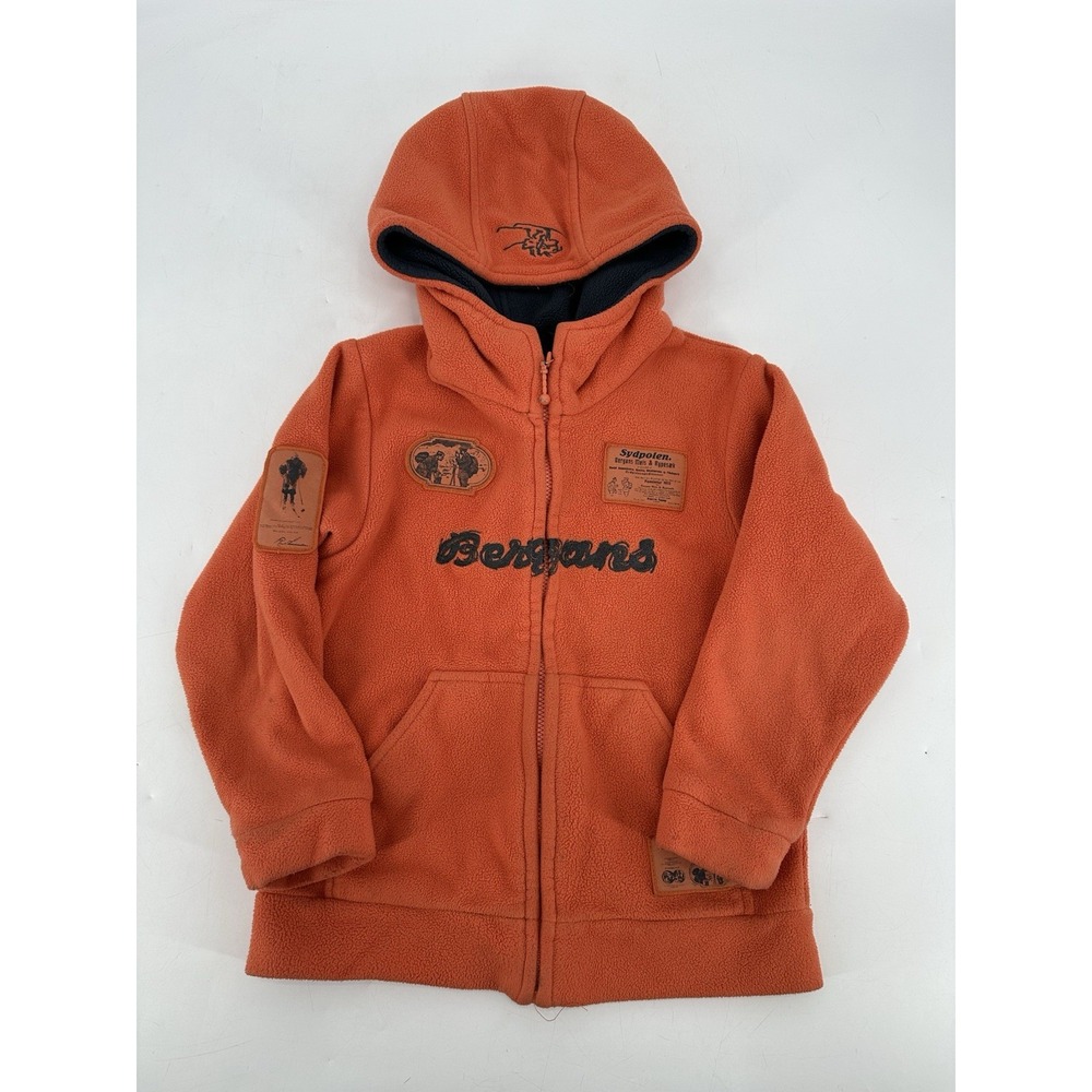 Bergans of Norway Fleece Zip-Up Sweater Hoodie Size 116-122 (5576 Bryggen Kids)‎